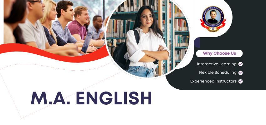 M. A  English in Don Bosco Academy